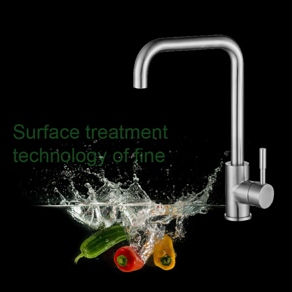 1pc Kitchen Faucet Single Handle Cold Hot Mixer Tap 2 Holes Stainless Steel Ceramic Valve Dishwashing Rotation Bathroom Fixture
1pc Kitchen Faucet Single Handle Cold Hot Mixer Tap 2 Holes Stainless Steel Ceramic Valve Dishwashing Rotation Bathroom Fixture