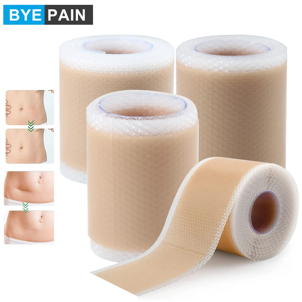 

1Roll Silicone Scar Sheets Keloid Bump Removal Strips, Scar Reducing Treatments Surgical Scars,Burn,Tummy Tucks,Acne,C-Section