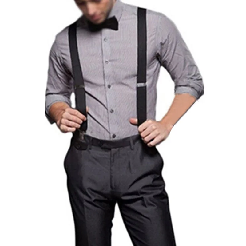 High Quality Women Men Elastic Suspenders Black Adjustable Braces Y-Back Clip-on High Elastic Adjustable Soild Daily Accessory
High Quality Women Men Elastic Suspenders Black Adjustable Braces Y-Back Clip-on High Elastic Adjustable Soild Daily Accessory