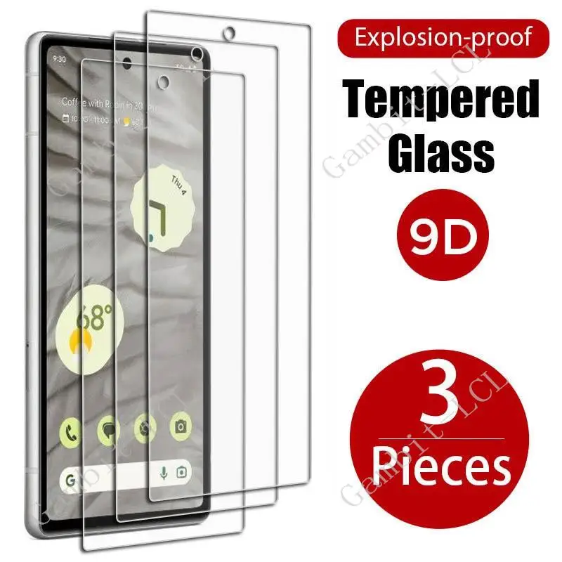 

3Pcs Tempered Glass For Google Pixel 7A 6A 2 3 4 5 6 7 Pro 5A 5G 4A 4G 3A XL Pixel7 Pixel6 Pixel5 Screen Protector Cover Film