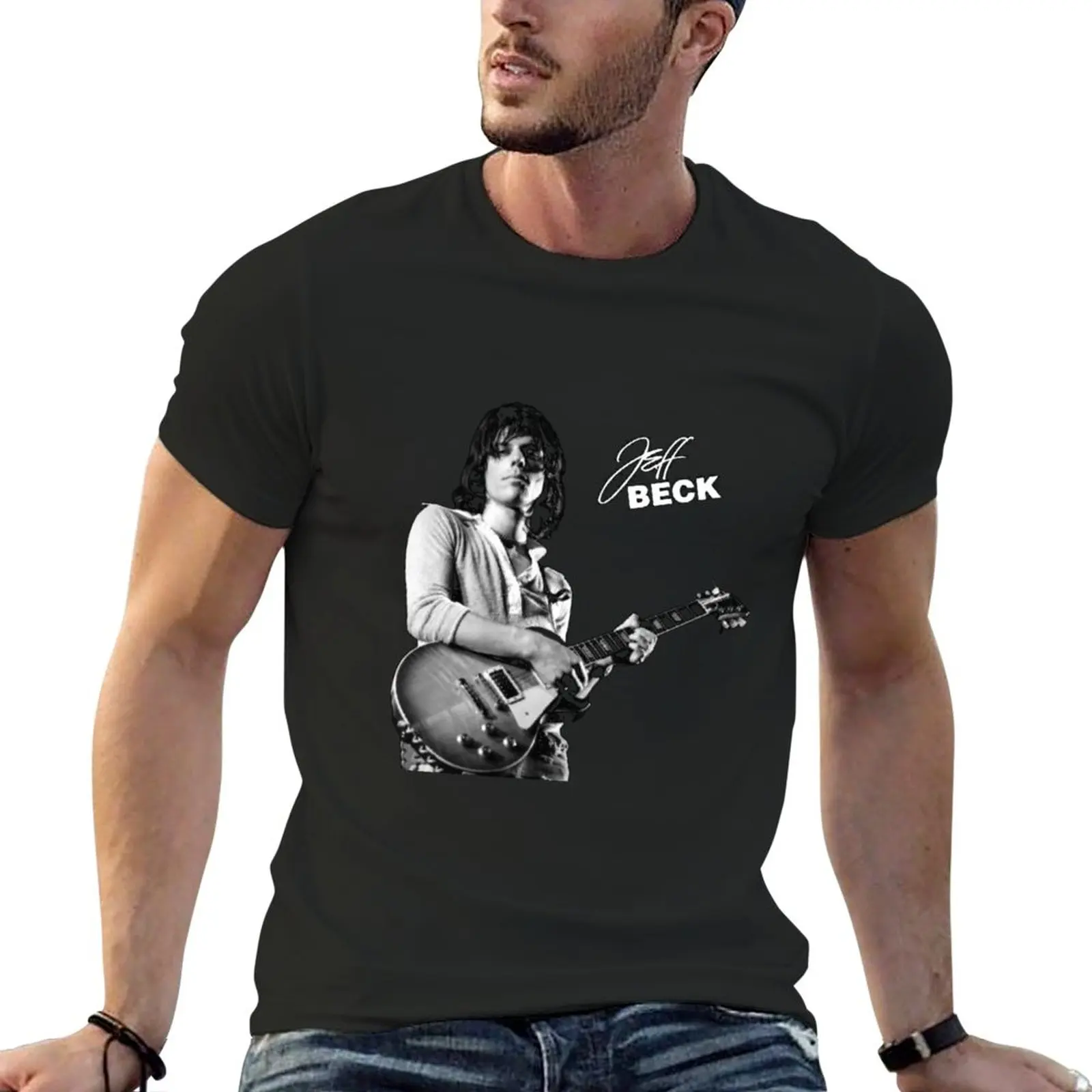 

New Jeff Beck T-Shirt Aesthetic clothing t-shirts man fitted t shirts for men