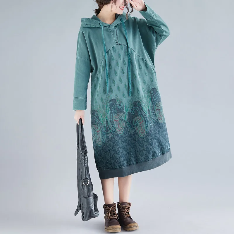 Y2KEthnic Style Printed Hooded , Loose Casual Long Sweater, Spliced Dress, Spring And Autumn, New Minority, 2022
Y2KEthnic Style Printed Hooded , Loose Casual Long Sweater, Spliced Dress, Spring And Autumn, New Minority, 2022