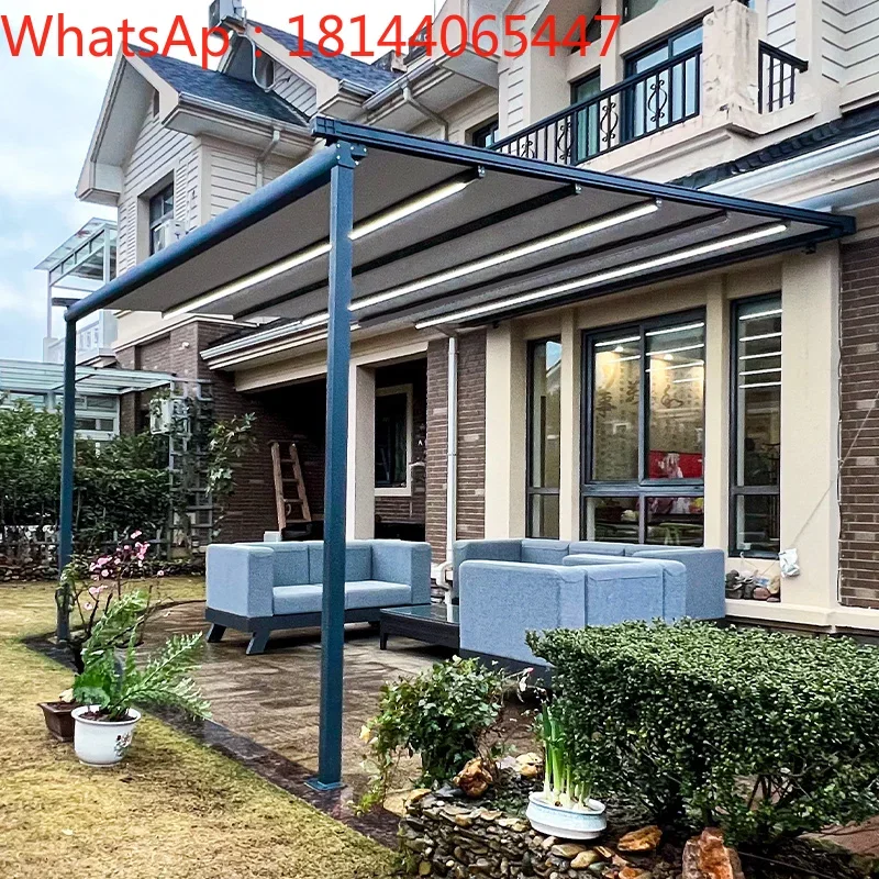 Outdoor pavilion courtyard aluminum alloy canopy awning villa Pavilion electric folding telescopic awning gazebo canopy tent
Outdoor pavilion courtyard aluminum alloy canopy awning villa Pavilion electric folding telescopic awning gazebo canopy tent