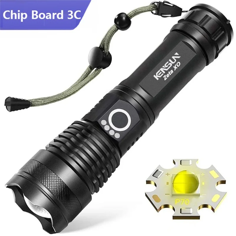 High Power XHP70 Rechargeable Led Flashlight 4 Core Torch Zoom Usb Hand Lantern For Camping, Outdoor & Emergency Use
High Power XHP70 Rechargeable Led Flashlight 4 Core Torch Zoom Usb Hand Lantern For Camping, Outdoor & Emergency Use 