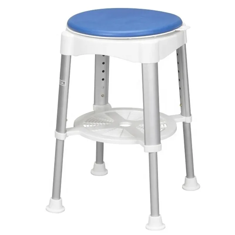 Swivel Shower Stool, for Assistance in Bath or Shower, Sturdy Frame Supports Entry and Exit from Bath
Swivel Shower Stool, for Assistance in Bath or Shower, Sturdy Frame Supports Entry and Exit from Bath