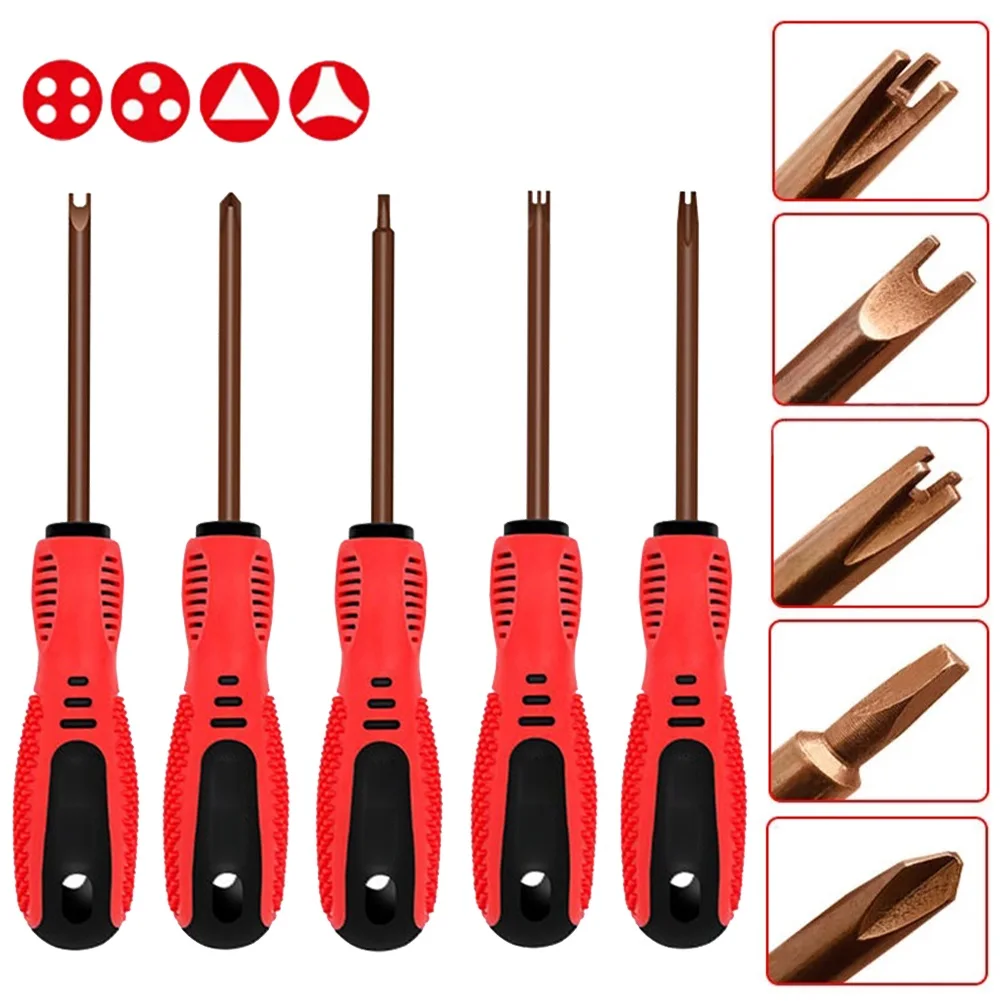 Precision Screwdriver 175mm Alloy Steel Bits Rubber Handle Y U Triangle Three/Four Points Shaped For Repairing Hand Tools
Precision Screwdriver 175mm Alloy Steel Bits Rubber Handle Y U Triangle Three/Four Points Shaped For Repairing Hand Tools