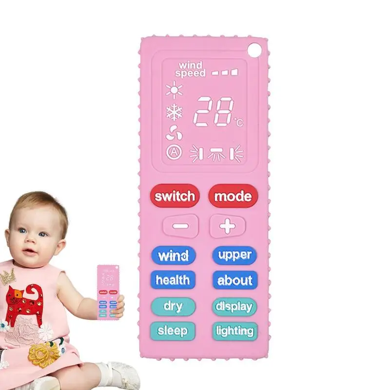 Remote Teether For Baby Early Educational Sensory Toy Baby Tv Remote Toy Silicone Baby Teething Toys Fun And Safe For Babies
Remote Teether For Baby Early Educational Sensory Toy Baby Tv Remote Toy Silicone Baby Teething Toys Fun And Safe For Babies