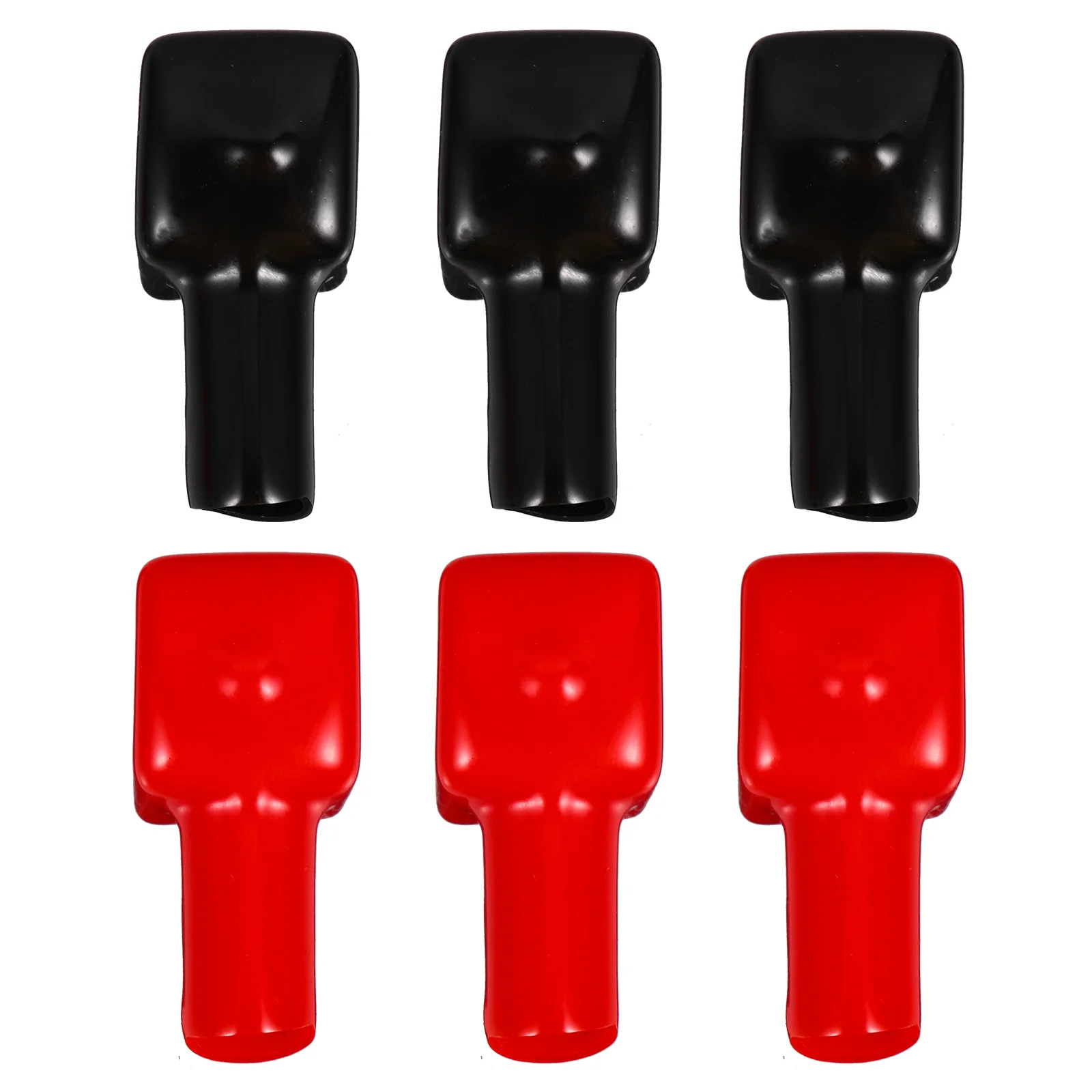 

6 Pcs Pile Head Cover for Car Terminal Protection Kit Protector Marine Covers Pvc Replacement