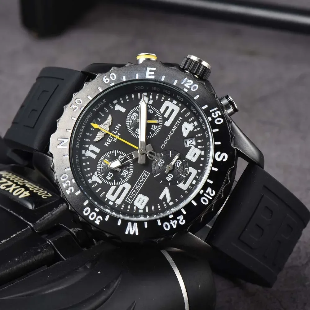 

2023 Top AAA+ Breitling Watches For Mens Luxury High Quality Automatic Date Watch Business Sports Chronograph Waterproof Clocks