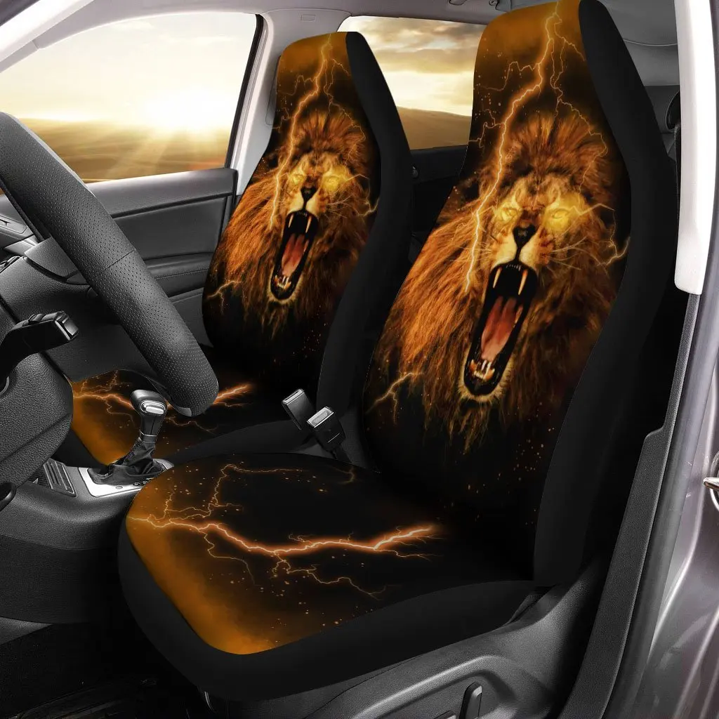 Lion Roar Car Seat Covers Custom Wild Animal Car Accessories,Pack of 2 Universal Front Seat Protective Cover
Lion Roar Car Seat Covers Custom Wild Animal Car Accessories,Pack of 2 Universal Front Seat Protective Cover