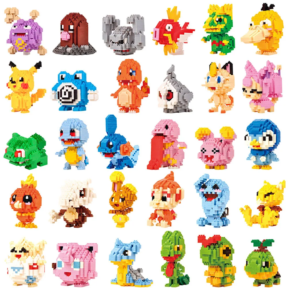 Маленькие строительные блоки Покемон Пикачу Eevee Squirtle Charmander фигурка покебола аниме сборная экшн-модель куклы игрушки детские подарки
Маленькие строительные блоки Покемон Пикачу Eevee Squirtle Charmander фигурка покебола аниме сборная экшн-модель куклы игрушки детские подарки