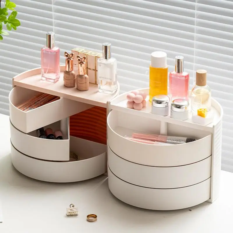 Multi-Layer Semicircle Rotating Cosmetic Storage Box Bathroom Countertop Makeup Organizer Skin Care Jewelry Storage Box New
Multi-Layer Semicircle Rotating Cosmetic Storage Box Bathroom Countertop Makeup Organizer Skin Care Jewelry Storage Box New