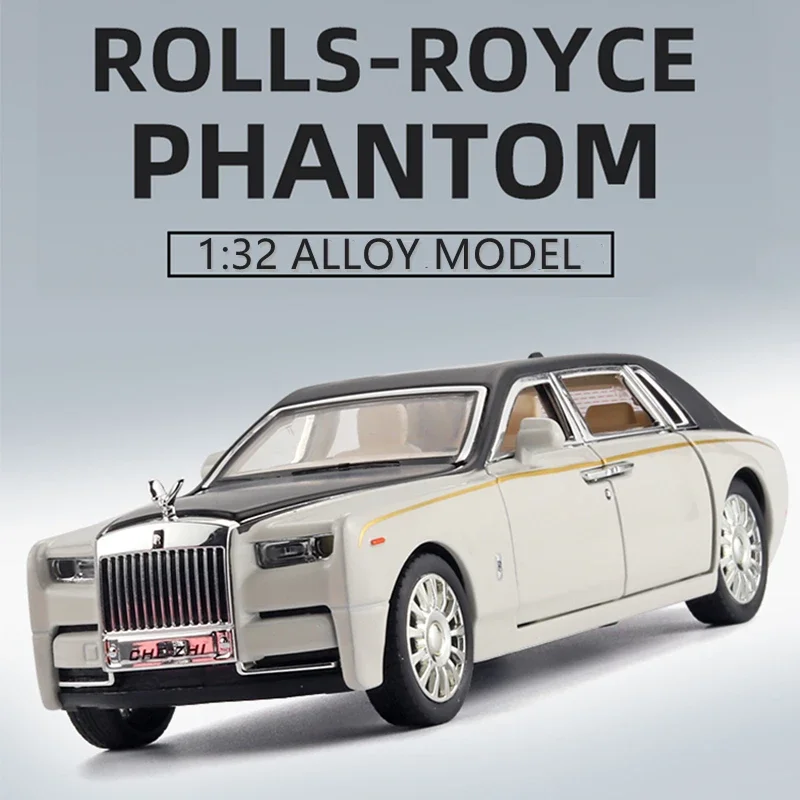 Модель автомобиля из сплава в масштабе 1:32 Rolls-Royce Phantom, литой металлический игрушечный автомобиль, модель автомобиля, имитация звука, фотоколлекция игрушек, подарок
Модель автомобиля из сплава в масштабе 1:32 Rolls-Royce Phantom, литой металлический игрушечный автомобиль, модель автомобиля, имитация звука, фотоколлекция игрушек, подарок