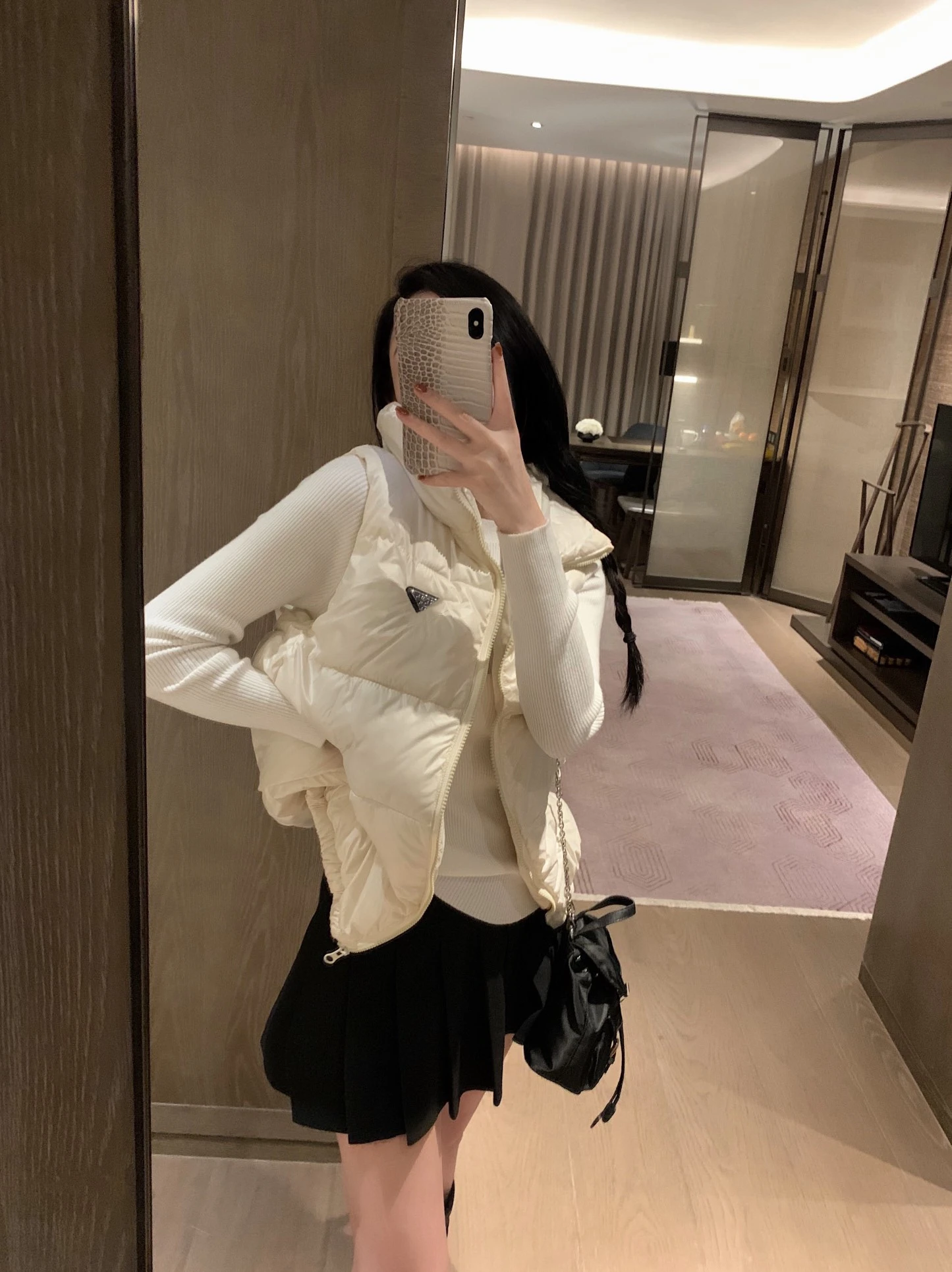 Golf New Autumn And Winter New Triangle Logo Hand Plug Cotton Collar Slimming High-grade Cotton Jackets Vest Women
Golf New Autumn And Winter New Triangle Logo Hand Plug Cotton Collar Slimming High-grade Cotton Jackets Vest Women