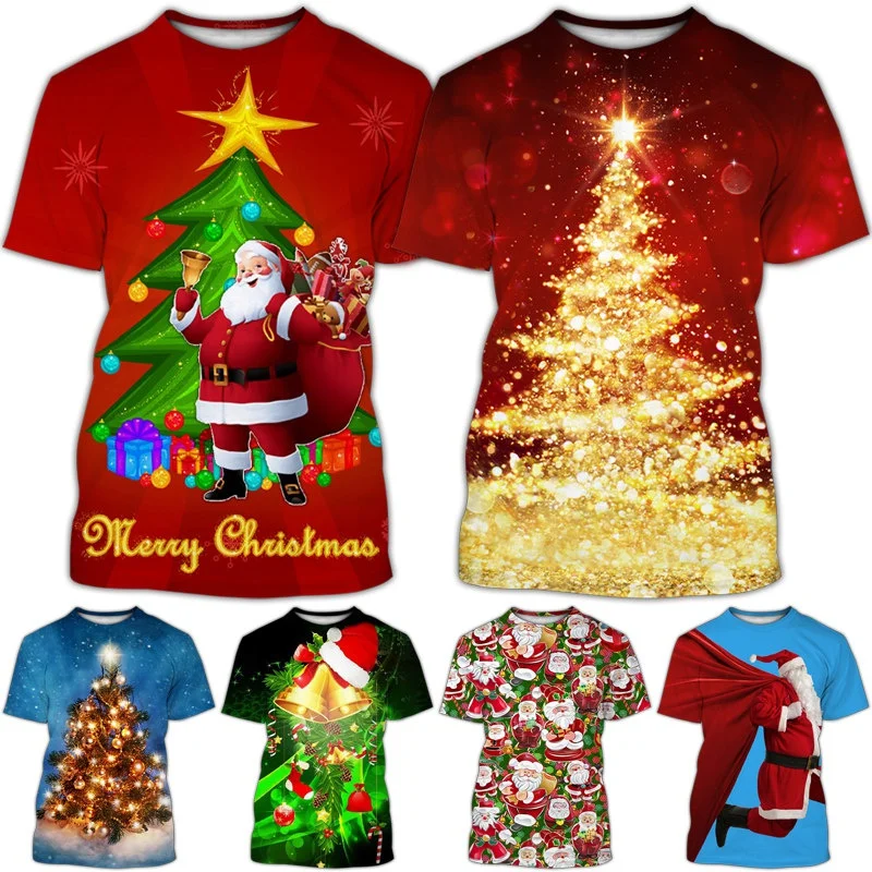 Летние новые рождественские футболки с 3D принтом Рождественская елка и Санта Мужская Повседневная модная спортивная одежда футболки с круглым вырезом
Летние новые рождественские футболки с 3D принтом Рождественская елка и Санта Мужская Повседневная модная спортивная одежда футболки с круглым вырезом