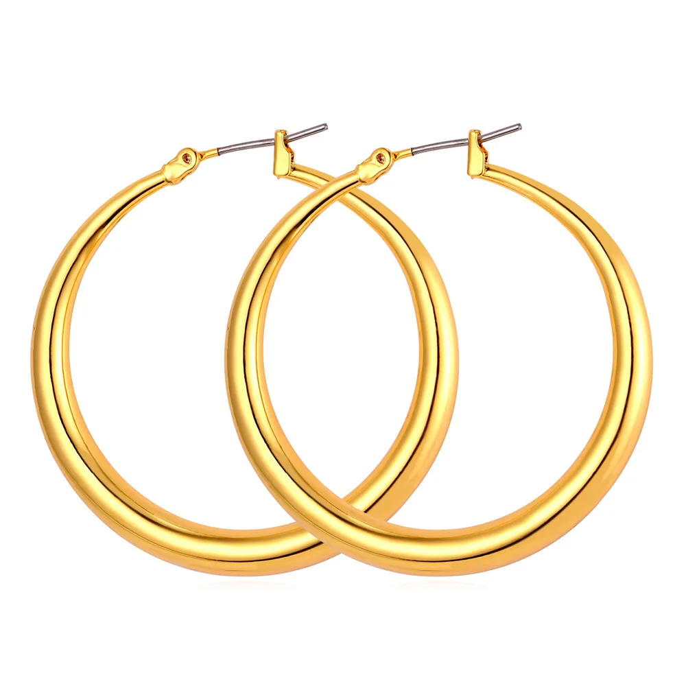 ChainsPro Trendy Big Hoop Earrings For Women Gift Gold/Silver Color Wholesale Big Earrings Fashion Jewelry E519
ChainsPro Trendy Big Hoop Earrings For Women Gift Gold/Silver Color Wholesale Big Earrings Fashion Jewelry E519