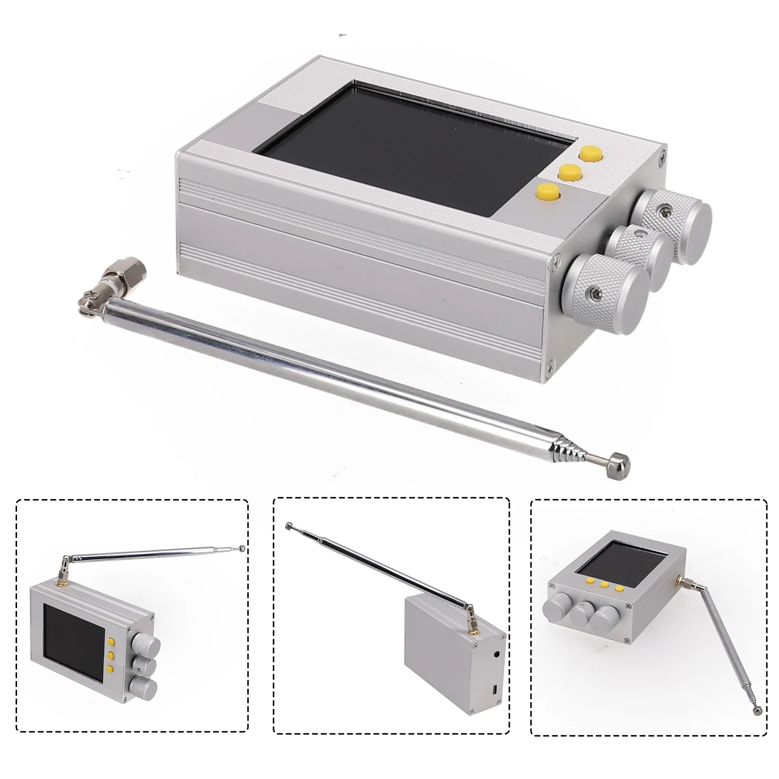 1pc TEF6686 FM/AM Short/Long Wave Radio Adopts With Retractable Antenna Aluminum Alloy Shell High Frequency Radio Receiver
1pc TEF6686 FM/AM Short/Long Wave Radio Adopts With Retractable Antenna Aluminum Alloy Shell High Frequency Radio Receiver