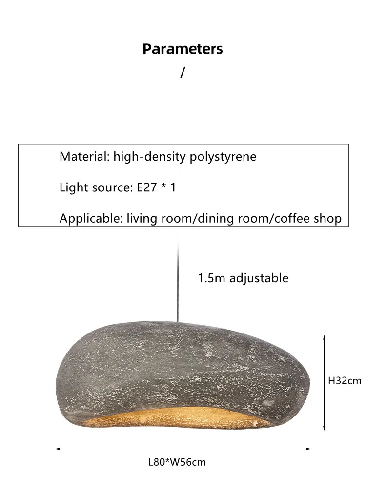 Nordic Handmade Wabi Sabi Restaurant Chandelier Japan Style Indoor Loft LED Hanging Light Kitchen Island Cafe Shope Pendant Lamp Nordic Handmade Wabi Sabi Restaurant Chandelier Japan Style Indoor Loft LED Hanging Light Kitchen Island Cafe Shope Pendant Lamp