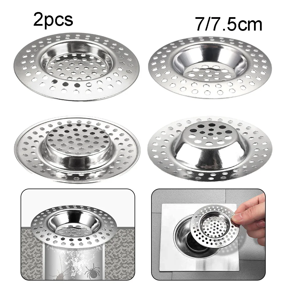 2PCS Kitchen Sink Filter Stainless Steel Mesh Sink Strainer Filter Bathroom Sink Strainer Drain Hole Filter Trap Waste Screen
2PCS Kitchen Sink Filter Stainless Steel Mesh Sink Strainer Filter Bathroom Sink Strainer Drain Hole Filter Trap Waste Screen