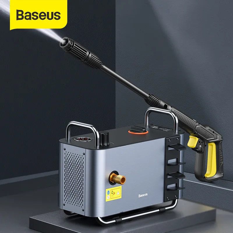 

Baseus Car Washing Machine 1300W High Pressure Washer For Garden Auto Cleaner Adjust Pressure Water Pump Car Wash Accessories