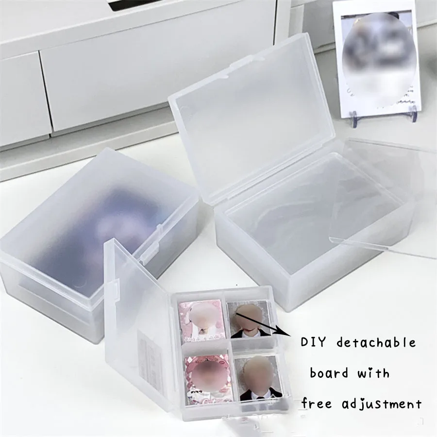 SKYSONIC S/L Adjustable Board Organizer Frosting Dustproof Storage Box Photocards, Sleeves,Small Card Film Sorting Flip Box SKYSONIC S/L Adjustable Board Organizer Frosting Dustproof Storage Box Photocards, Sleeves,Small Card Film Sorting Flip Box