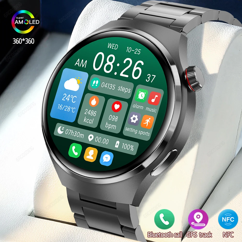 2024 New For GT4 Pro Smart Watch Men IP68 NFC GPS Tracker AMOLED 360*360 HD Screen Heart Rate Bluetooth Call Smart Watch Men+Box
2024 New For GT4 Pro Smart Watch Men IP68 NFC GPS Tracker AMOLED 360*360 HD Screen Heart Rate Bluetooth Call Smart Watch Men+Box