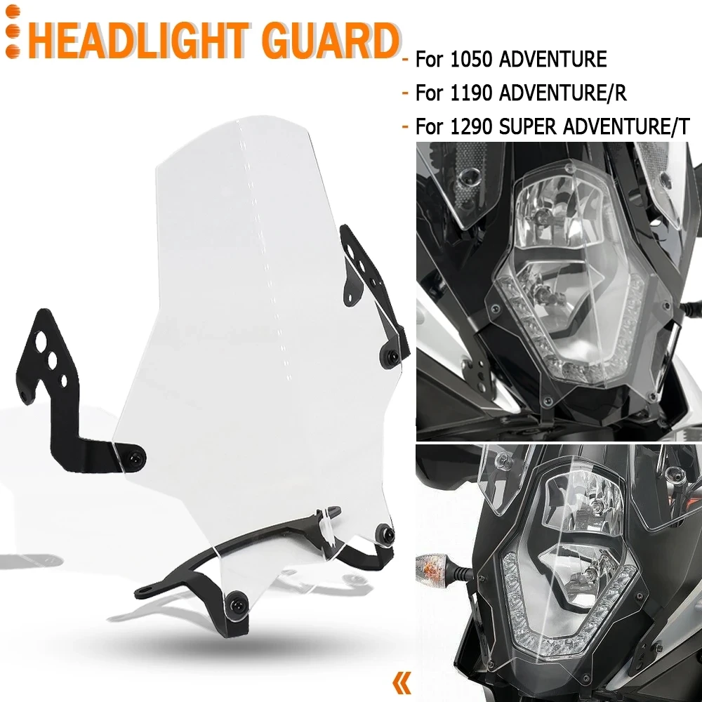 NEW Motorcycle CNC Acrylic Clear Headlight Protection Guard Cover For 1050 Adventure ADV 1190 Adventure/R 1290 Super Adventure/T
NEW Motorcycle CNC Acrylic Clear Headlight Protection Guard Cover For 1050 Adventure ADV 1190 Adventure/R 1290 Super Adventure/T