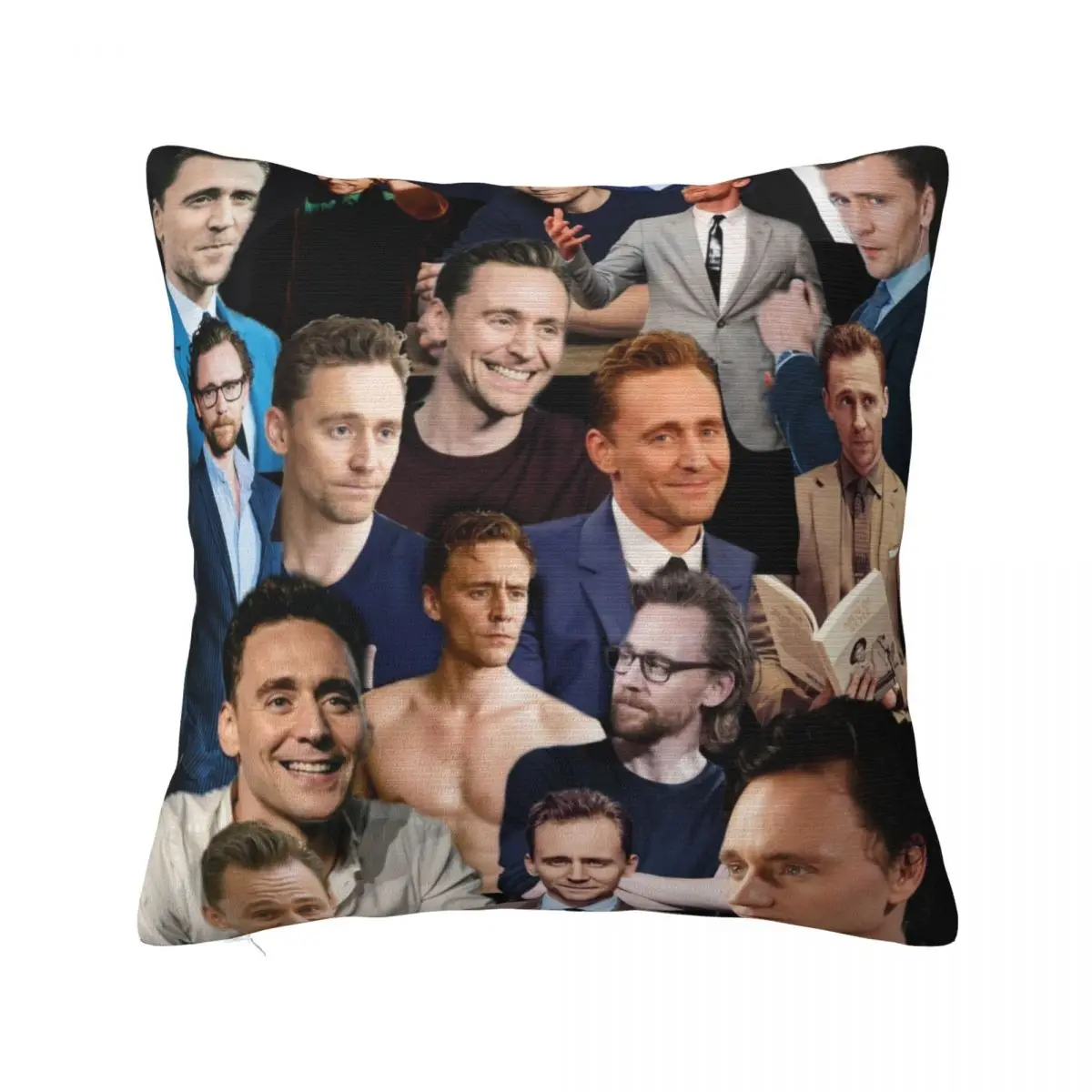 

Tom Hiddleston Collage Throw Pillow Luxury Cushion Cover christmas decorations for home 2023