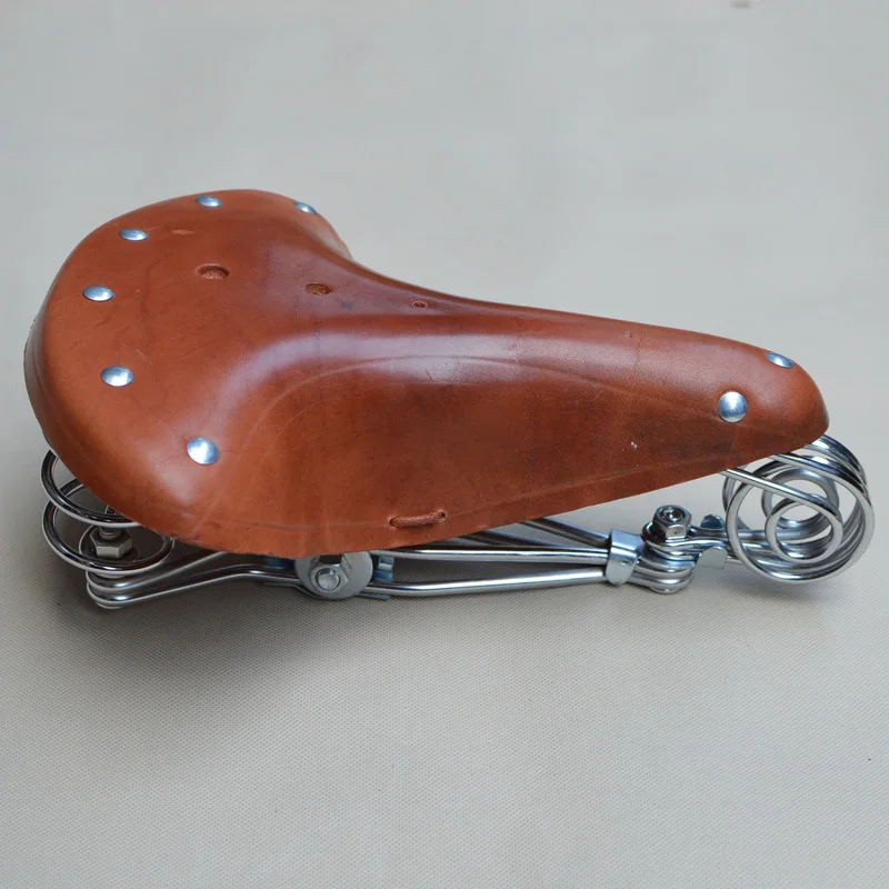 Cowhide Bike Saddle Bicycle Seat Vintage Cow Leather Cycling Cushion High Strength 자전거 안장 Retro Sillin Bicicleta Carretera Parts
Cowhide Bike Saddle Bicycle Seat Vintage Cow Leather Cycling Cushion High Strength 자전거 안장 Retro Sillin Bicicleta Carretera Parts