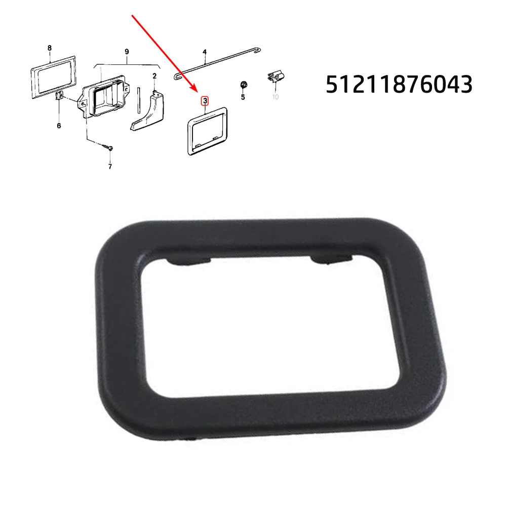 Car Interior Door Handle Cover Trim Bezel For BMW E30 E28 E24 E23 51211876043 Interior Panel Bezel Handle Trim Parts
Car Interior Door Handle Cover Trim Bezel For BMW E30 E28 E24 E23 51211876043 Interior Panel Bezel Handle Trim Parts