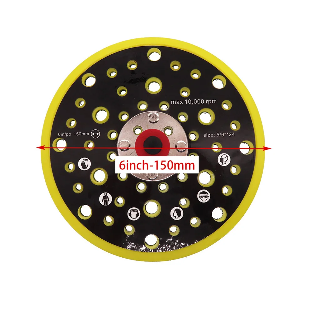 6 Inch 52 Holes Sander Backing Pad Hook&Loop Dust Free Sanding Disc High-quality Hook And Loop , Has A Long-Abrasive-Life Tools
6 Inch 52 Holes Sander Backing Pad Hook&Loop Dust Free Sanding Disc High-quality Hook And Loop , Has A Long-Abrasive-Life Tools