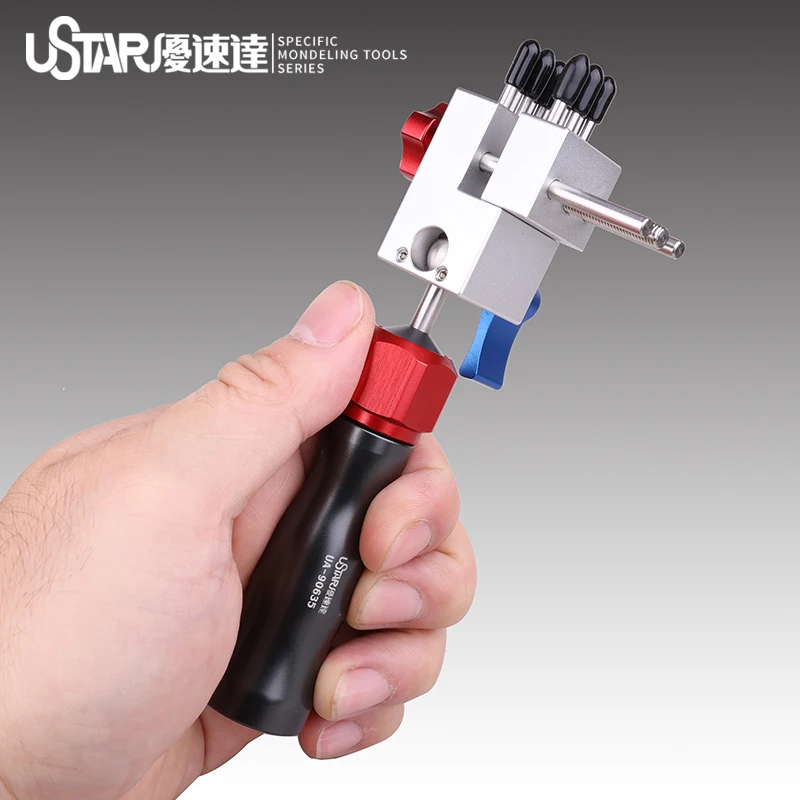 Ustar 90635 Hand-held Mini Vise Rotatable Vise Tool Model Making Painted Tools Clip for Gundam Model Hobby Tool DIY Accessories
Ustar 90635 Hand-held Mini Vise Rotatable Vise Tool Model Making Painted Tools Clip for Gundam Model Hobby Tool DIY Accessories