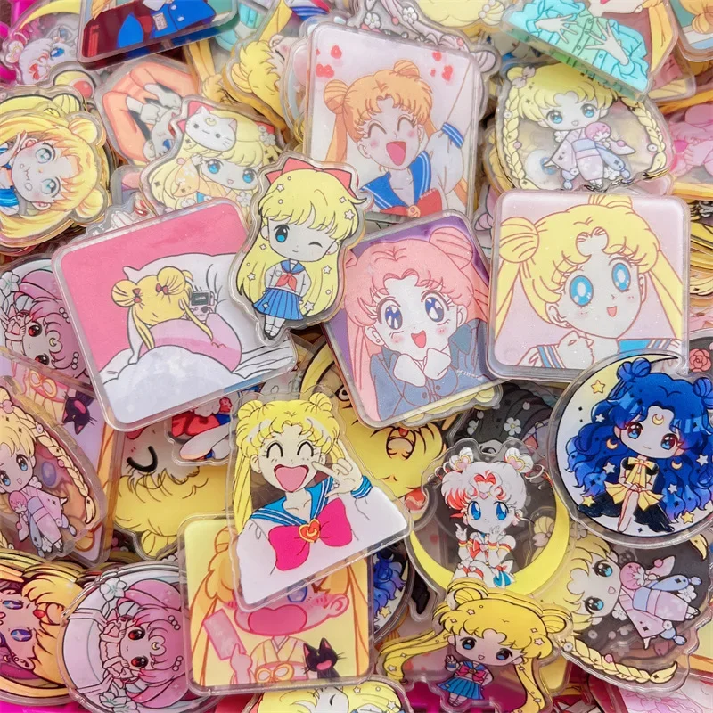Модный Лазерный Акриловый Контейнер для хранения пластырей Sanrio 8/16 см с аниме, аксессуары «сделай сам», мультяшный держатель для ручек, квадратный значок Сейлор Мун для красивой девушки
Модный Лазерный Акриловый Контейнер для хранения пластырей Sanrio 8/16 см с аниме, аксессуары «сделай сам», мультяшный держатель для ручек, квадратный значок Сейлор Мун для красивой девушки