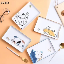22*14cm Rectangular Cute Dog Series Ceramic Snack Plate Storage Accessories Kitchen Home Decor Jewelry Storage Plate Pasta Bowl
22*14cm Rectangular Cute Dog Series Ceramic Snack Plate Storage Accessories Kitchen Home Decor Jewelry Storage Plate Pasta Bowl