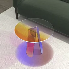 GY Colorful Acrylic Tea Table Ins Nordic round Sofa Side Table Simple Transparent Fairy Corner Table
GY Colorful Acrylic Tea Table Ins Nordic round Sofa Side Table Simple Transparent Fairy Corner Table