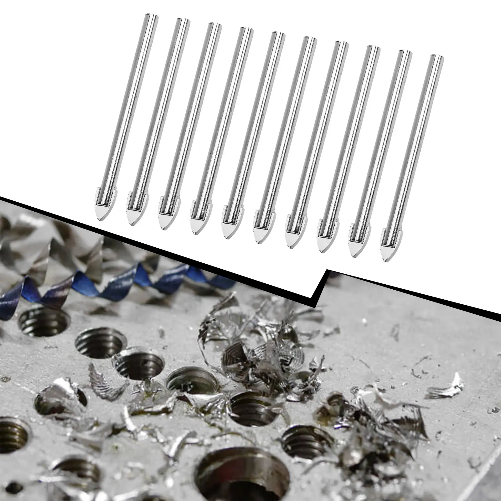 10pcs 6mm Drill Bit Tip Glass Ceramic Tile Drill Bits Spear Head Tungsten Carbide Drilling Bit For Wall Concrete Hole Opener Set
10pcs 6mm Drill Bit Tip Glass Ceramic Tile Drill Bits Spear Head Tungsten Carbide Drilling Bit For Wall Concrete Hole Opener Set