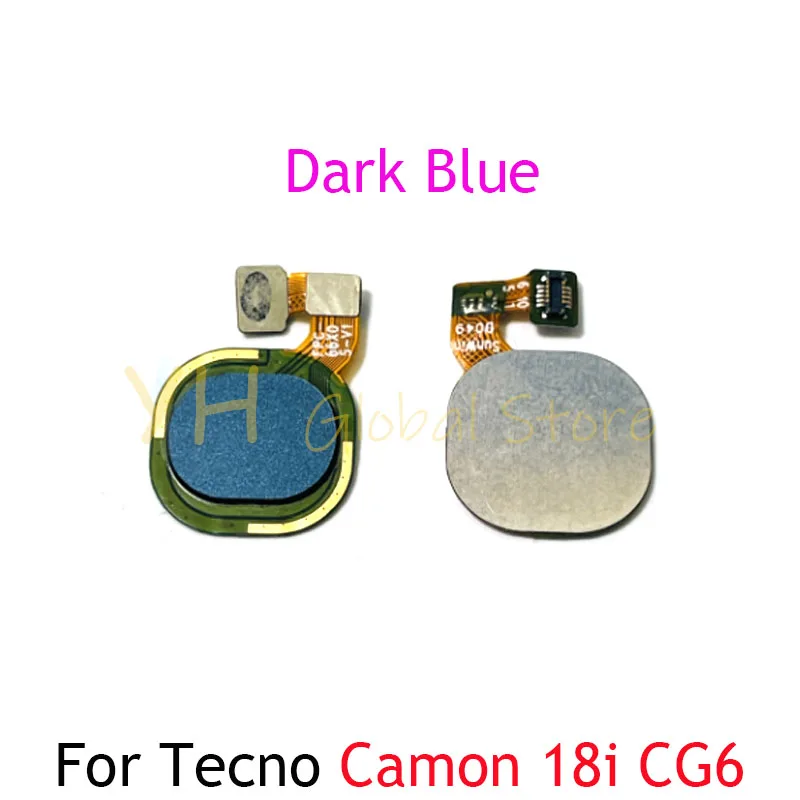 

10PCS For Tecno Camon 17 CG6j CG6 / 18i CG6 Home Button Fingerprint Touch ID Sensor Flex Cable