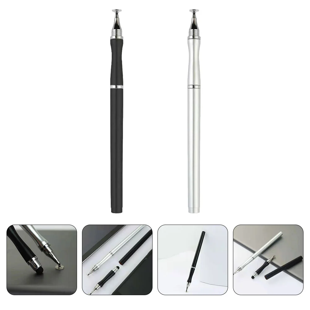 

2 Pcs Stylus Pen Universal Capacitive Convenient Electronic Style Sensitivity Abs Phone Practical Screen Pens Tablet Precision