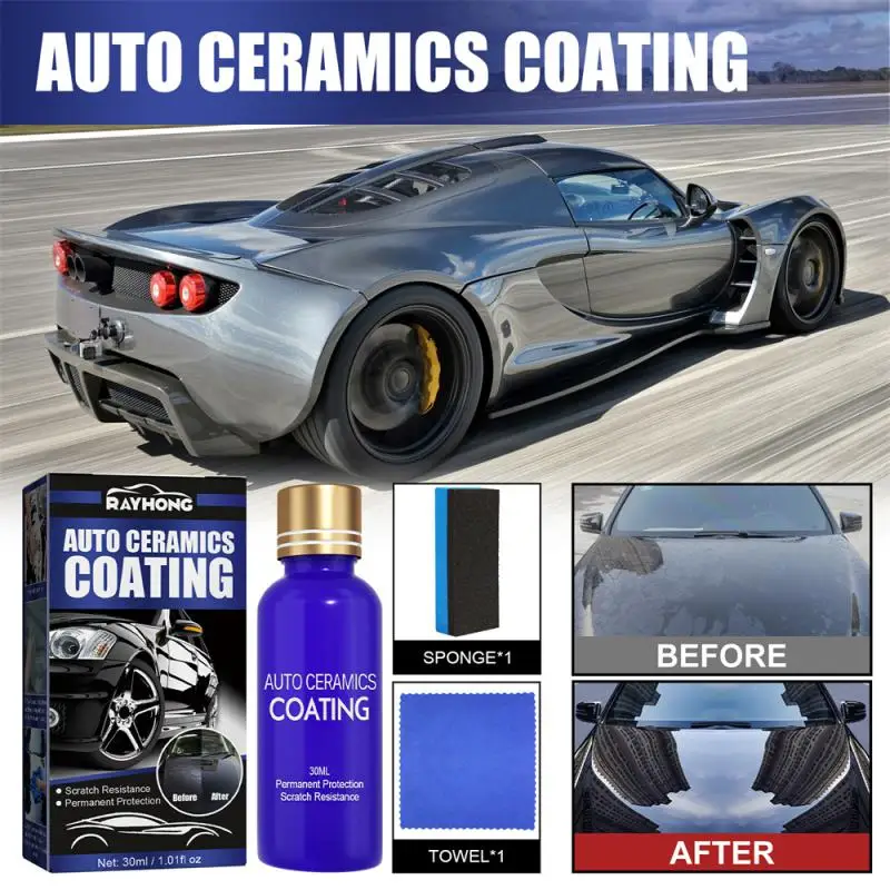 Auto Ceramic Glass Coat Liquid Kit Hydrophobic Paint Care Polish Detailing Coating Paint Protection Anti-scratch Car Polish
Auto Ceramic Glass Coat Liquid Kit Hydrophobic Paint Care Polish Detailing Coating Paint Protection Anti-scratch Car Polish