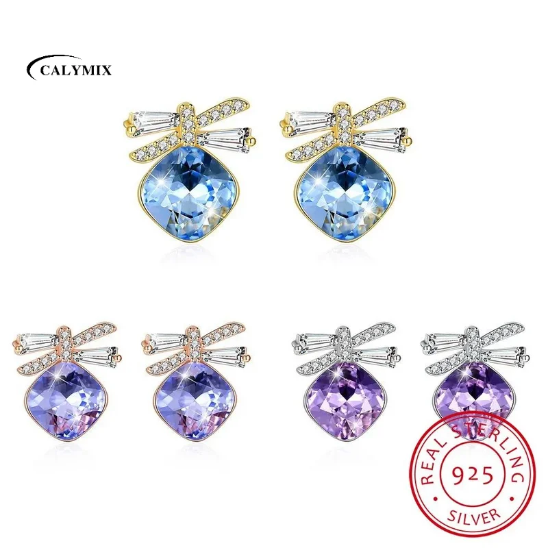 LEKANI Crystals Women Stud Earrings Luxury Blue Butterfly S925 Sterling Silver Fine Jewelry Austrian Rhinestone
LEKANI Crystals Women Stud Earrings Luxury Blue Butterfly S925 Sterling Silver Fine Jewelry Austrian Rhinestone