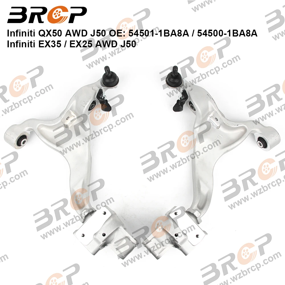 BRCP Пара Передняя Нижняя подвеска рычаг управления для Infiniti EX35 EX25 QX50 AWD 54501-1BA8A 54500-1BA8A
BRCP Пара Передняя Нижняя подвеска рычаг управления для Infiniti EX35 EX25 QX50 AWD 54501-1BA8A 54500-1BA8A