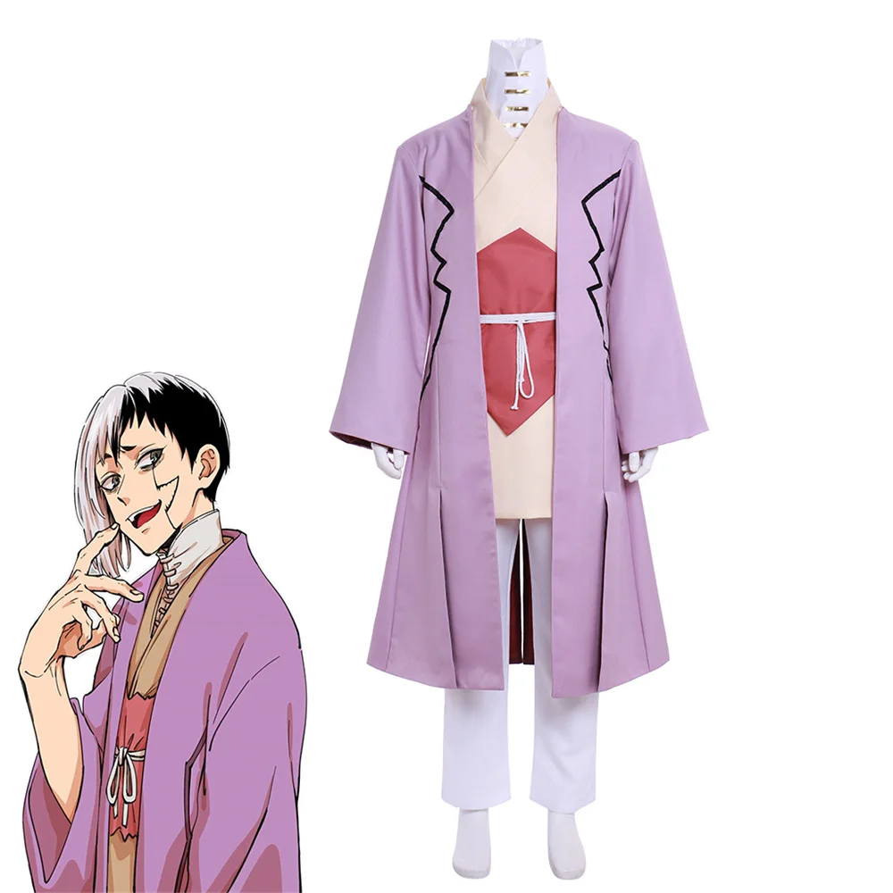 Anime Dr. Stone Asagiri Gen Cosplay Costume Adult Men Fancy Suits with Purple Trench Halloween Carnival Battle Uniform Custom
Anime Dr. Stone Asagiri Gen Cosplay Costume Adult Men Fancy Suits with Purple Trench Halloween Carnival Battle Uniform Custom