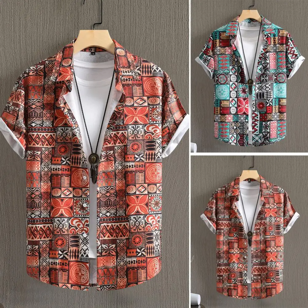 Men Summer Shirt Colorful Retro Digital Print Men's Shirt with Middle East Style Loose Fit Quick Dry Fabric for Vacation
Men Summer Shirt Colorful Retro Digital Print Men's Shirt with Middle East Style Loose Fit Quick Dry Fabric for Vacation