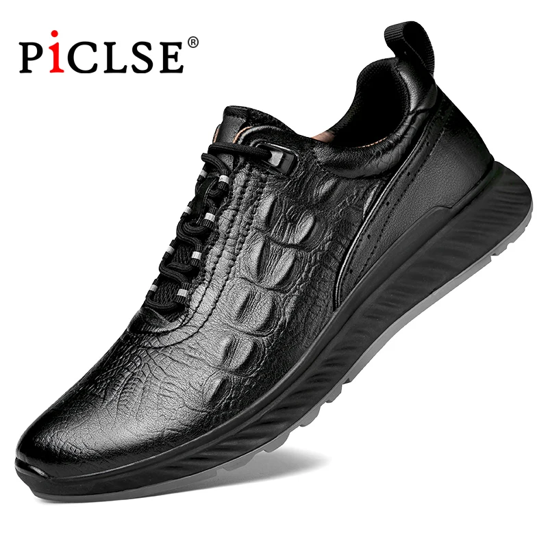 PICLSE Luxury Brand Genuine Leather Men Casual Shoes Fashion Leather Shoes Men Loafers Comfortable Moccasins Men Flats Shoes
PICLSE Luxury Brand Genuine Leather Men Casual Shoes Fashion Leather Shoes Men Loafers Comfortable Moccasins Men Flats Shoes