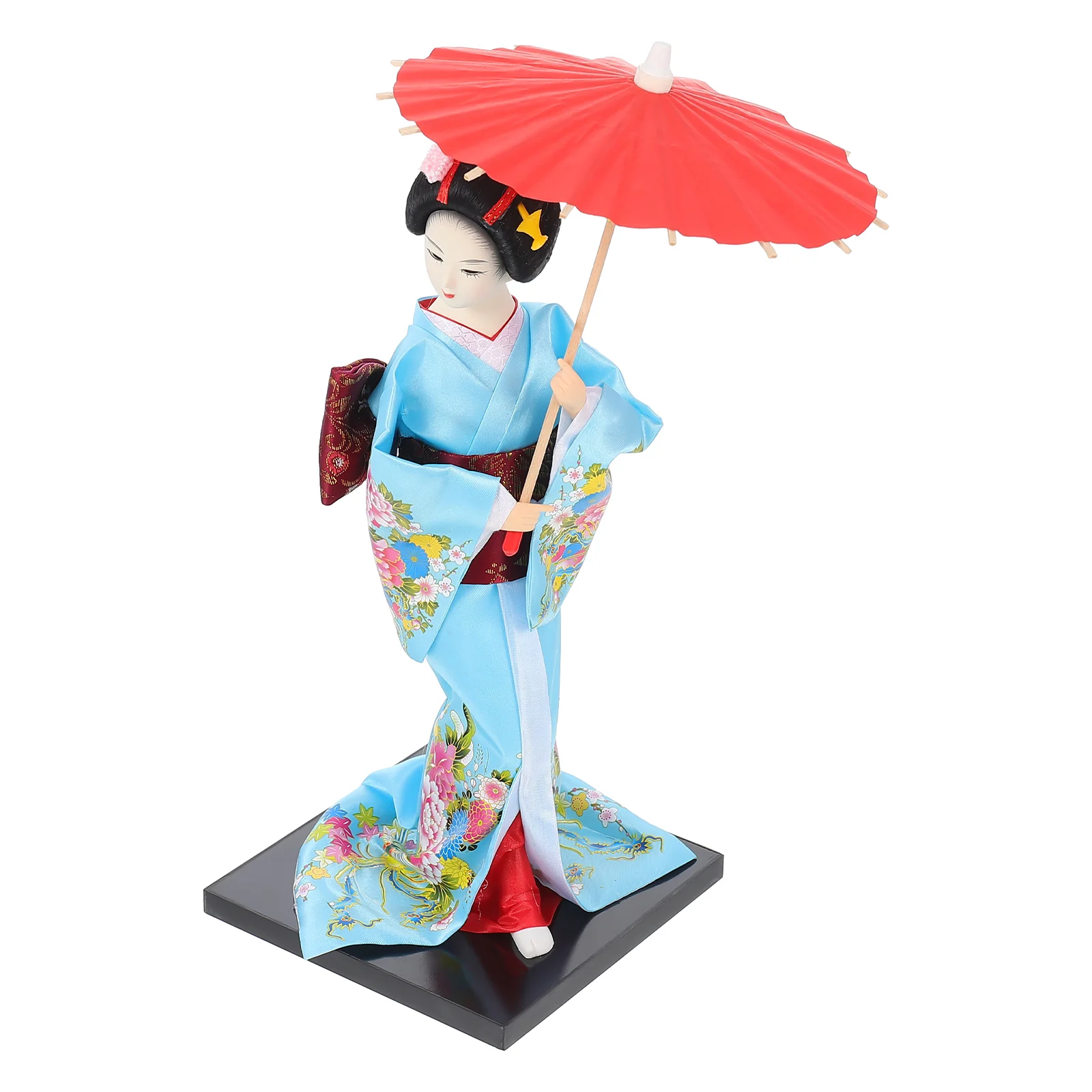 

Figurine Kimono Doll Shape Decor Creative Geisha Japanese Geisha Kabuki Doll Tabletop Decor Japanese Style Doll Desktop Ornament