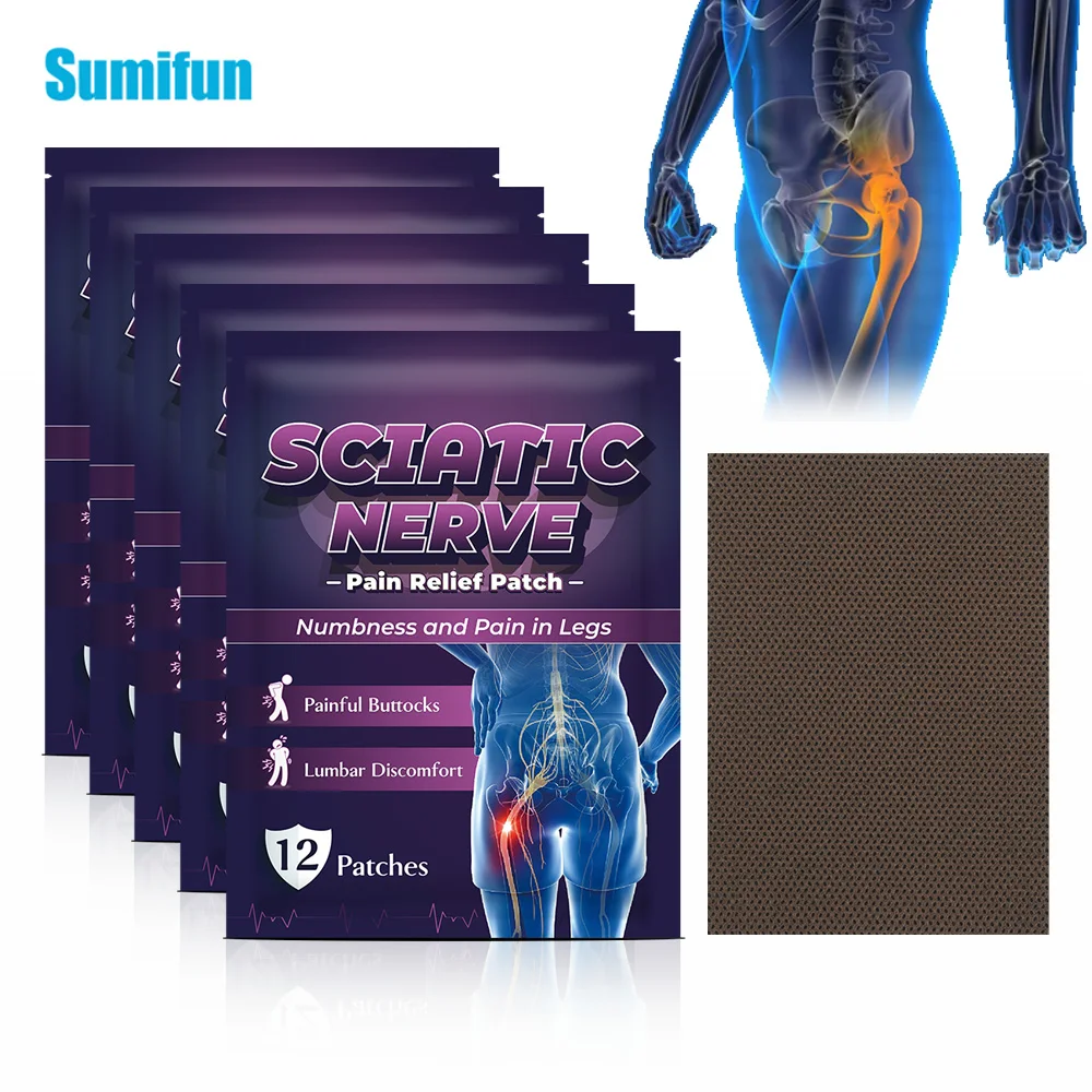 12/36/60Pcs Sciatic Nerve Pain Relief Patch Relieve Lumbar Disc Herniation Lumbar Osteoarthritis Sacroiliitis Medical Plaster
12/36/60Pcs Sciatic Nerve Pain Relief Patch Relieve Lumbar Disc Herniation Lumbar Osteoarthritis Sacroiliitis Medical Plaster