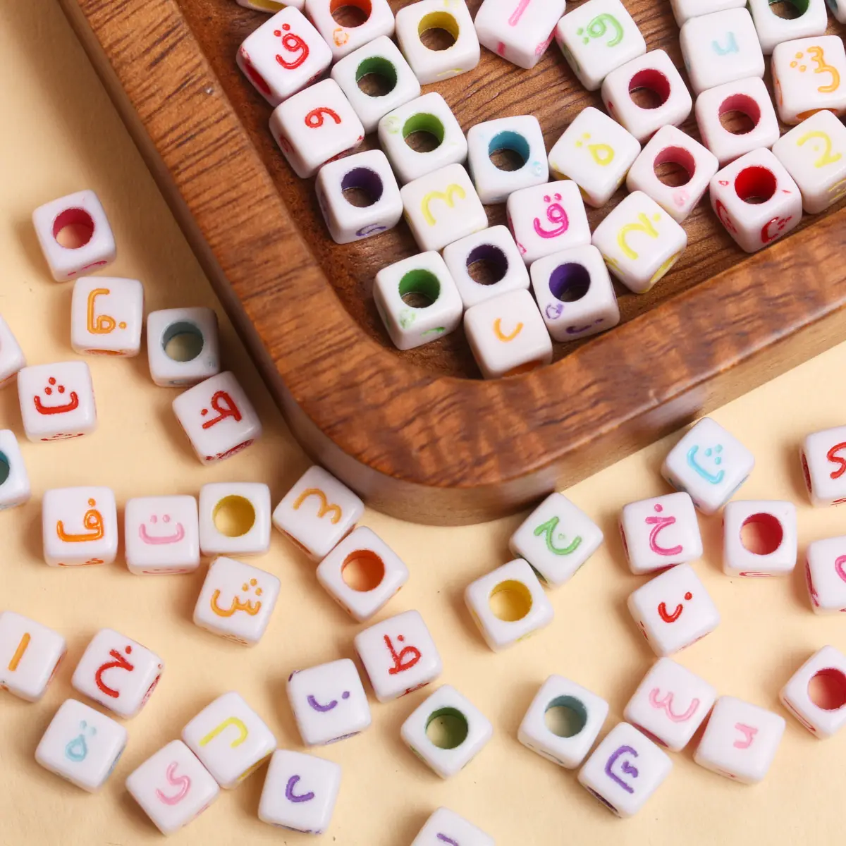 80Pcs 5.5mm * 3.5mm Square Acrylic Arabic Beads Loose Spacing Jewelry Making DIY Accessories Necklace Bracelet Earrings
80Pcs 5.5mm * 3.5mm Square Acrylic Arabic Beads Loose Spacing Jewelry Making DIY Accessories Necklace Bracelet Earrings