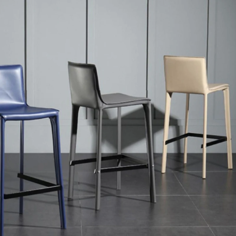 

Modern Lounge Nordic Bar Chairs Accent Waiting Metal Design Bar Chairs Ergonomic Stool Silla Cadeira Banqueta Home Furniture