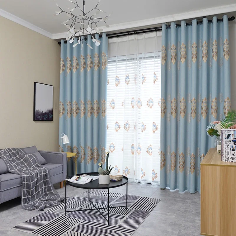 Nordic Thickened Chenille Jacquard Blackout Curtains for Living Dining Room Bedroom Balcony Window Drape Custom Size
Nordic Thickened Chenille Jacquard Blackout Curtains for Living Dining Room Bedroom Balcony Window Drape Custom Size