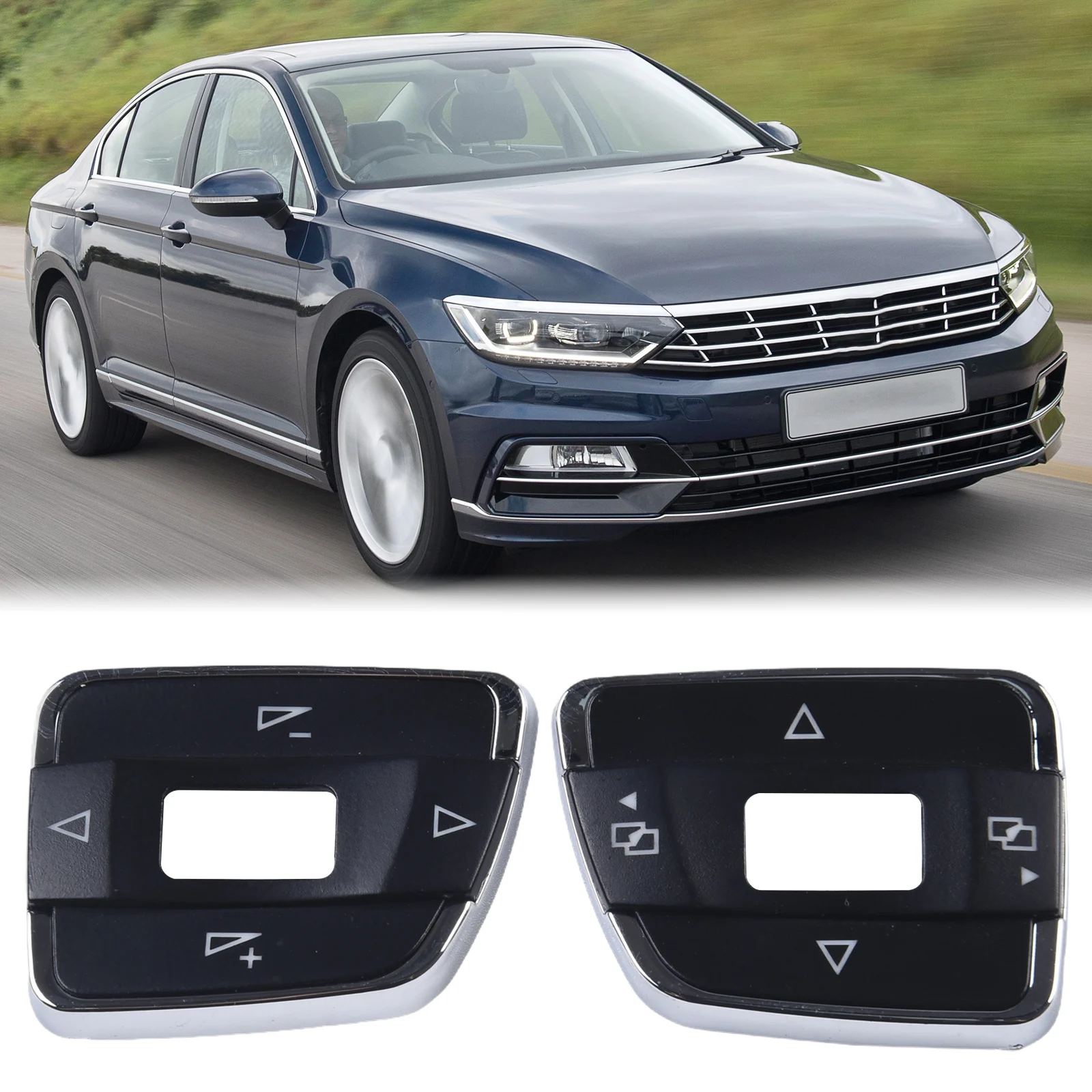 Многофункциональная крышка кнопки рулевого колеса для Passat B7 для Sharan 2011-2015 56D959538A, ступицы рулевого колеса
Многофункциональная крышка кнопки рулевого колеса для Passat B7 для Sharan 2011-2015 56D959538A, ступицы рулевого колеса